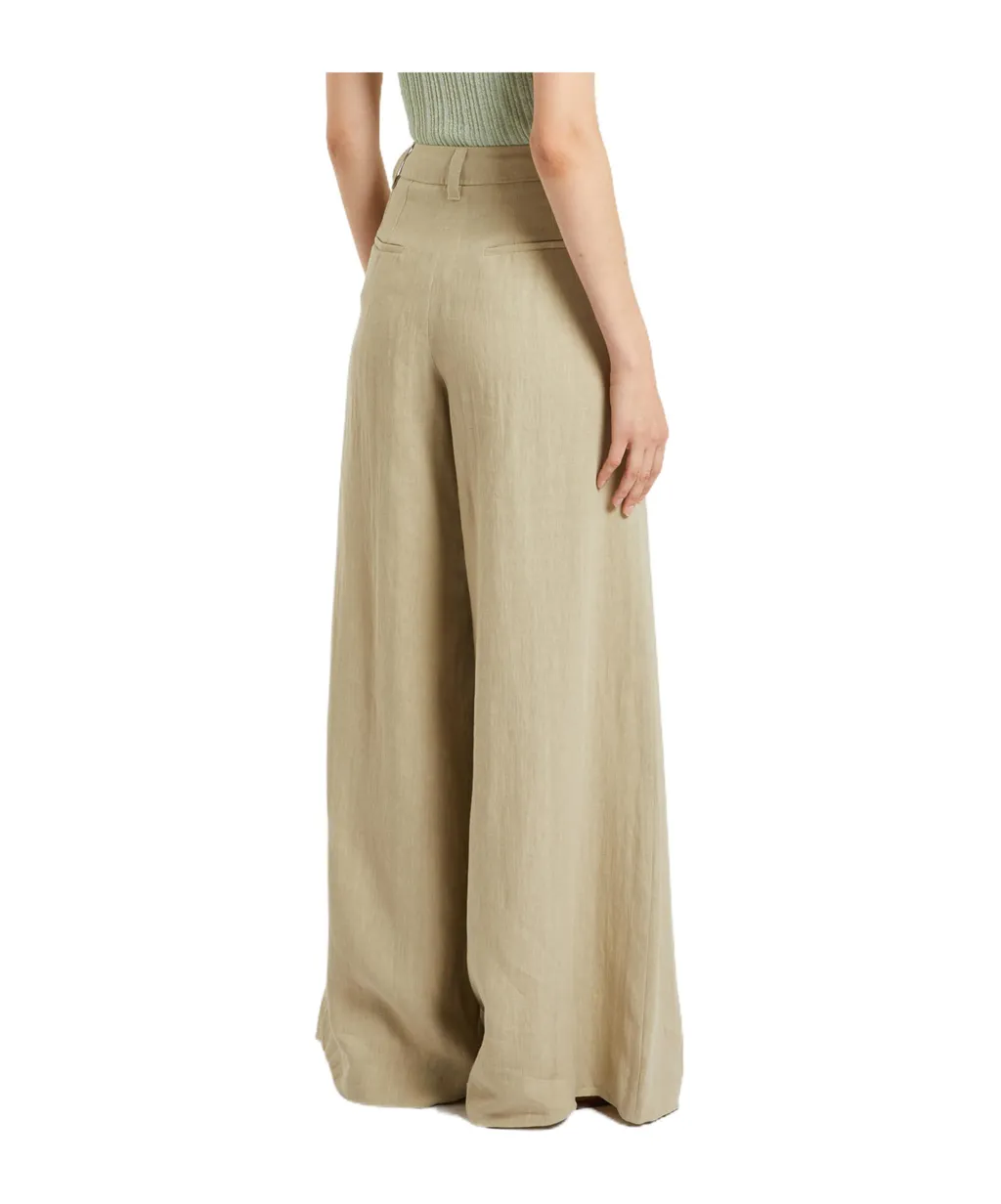 Wide-Leg Casual Pants