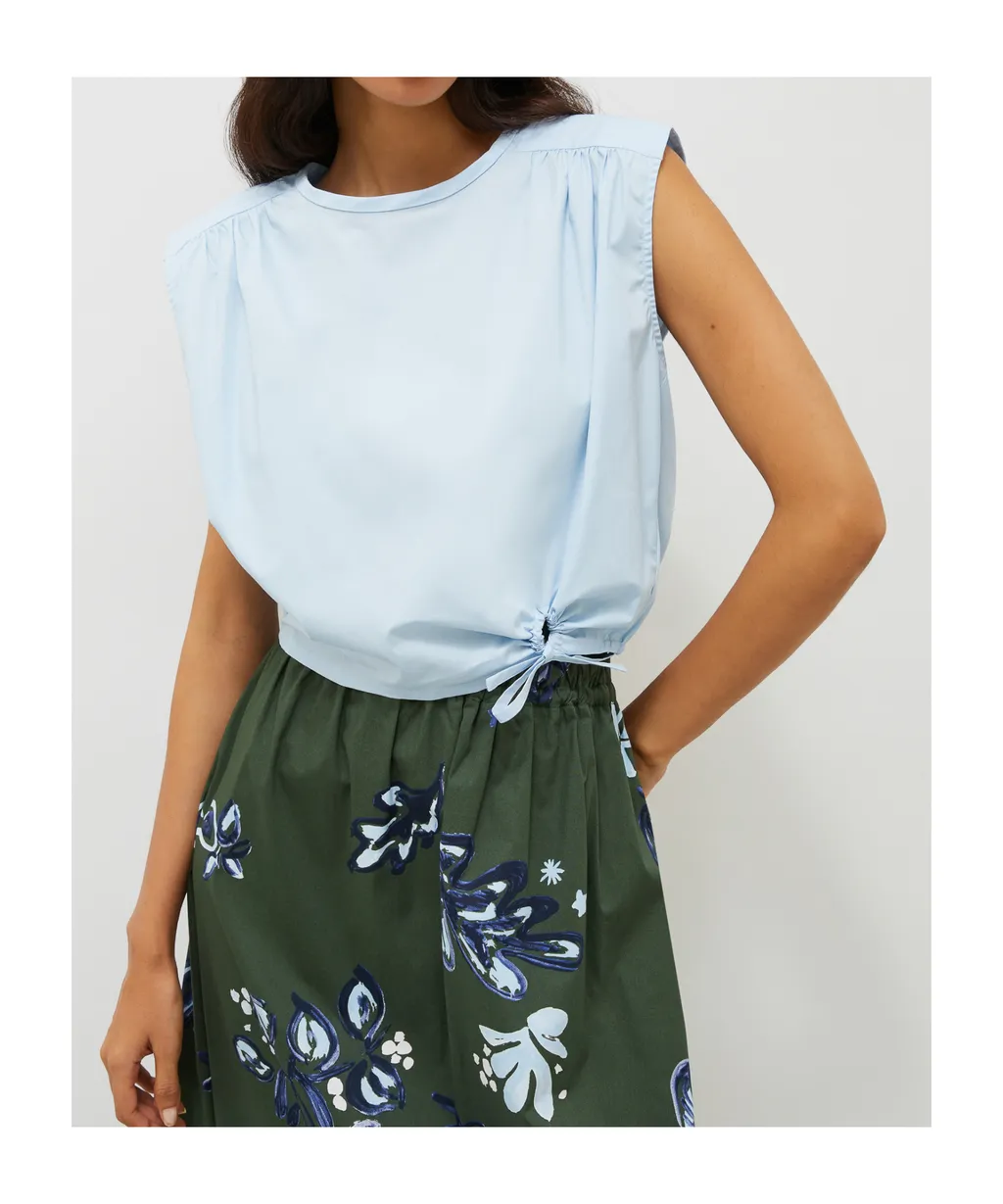Stretch Cotton Blouse