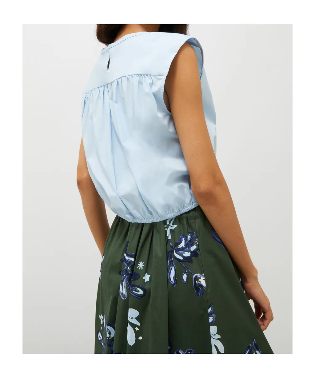 Stretch Cotton Blouse