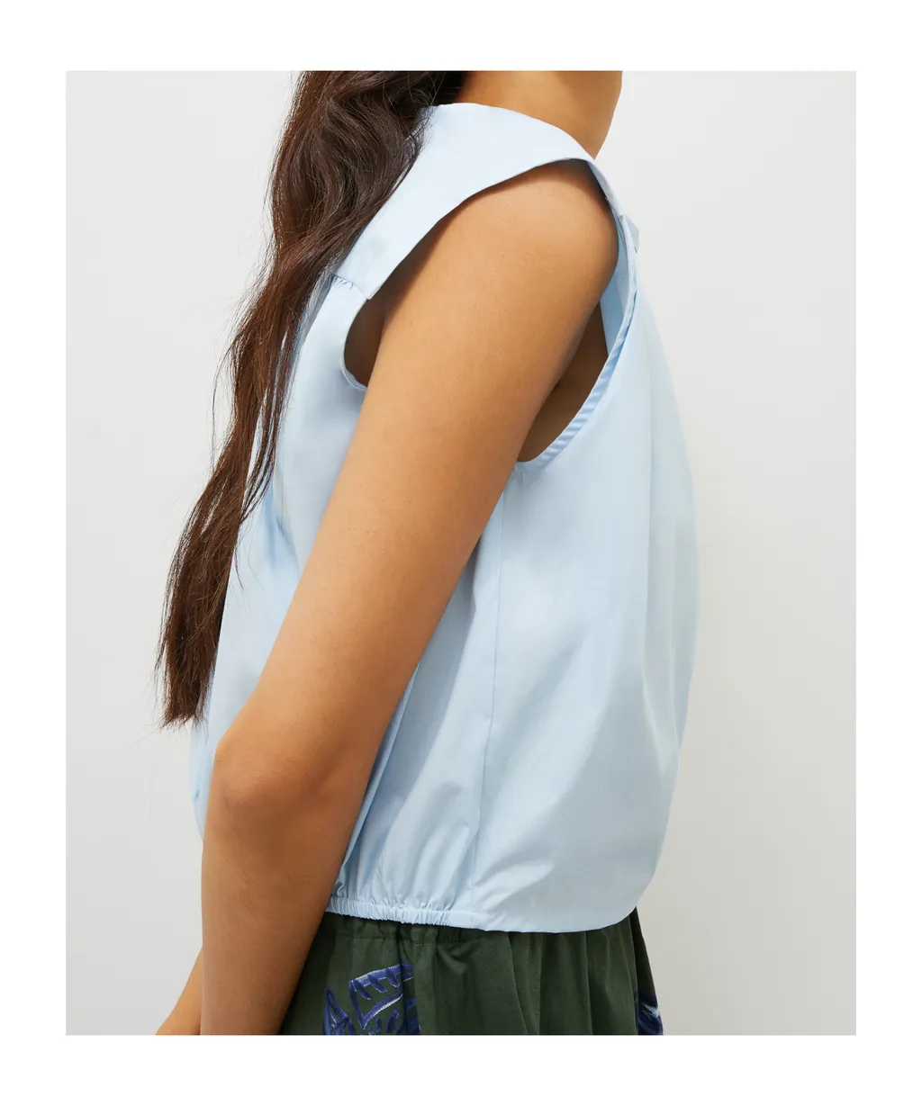 Stretch Cotton Blouse