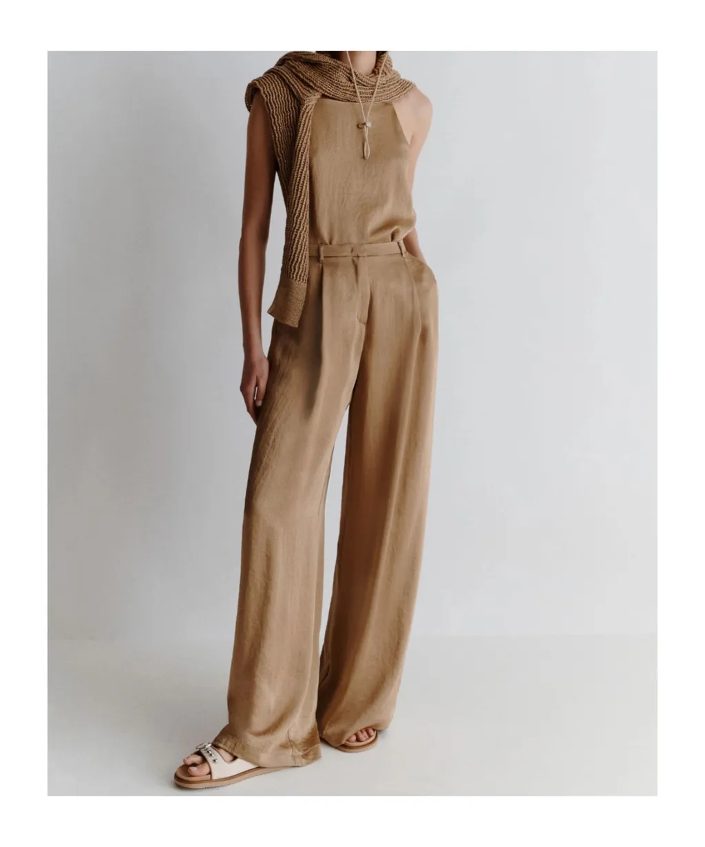 Pleated Casual Pants