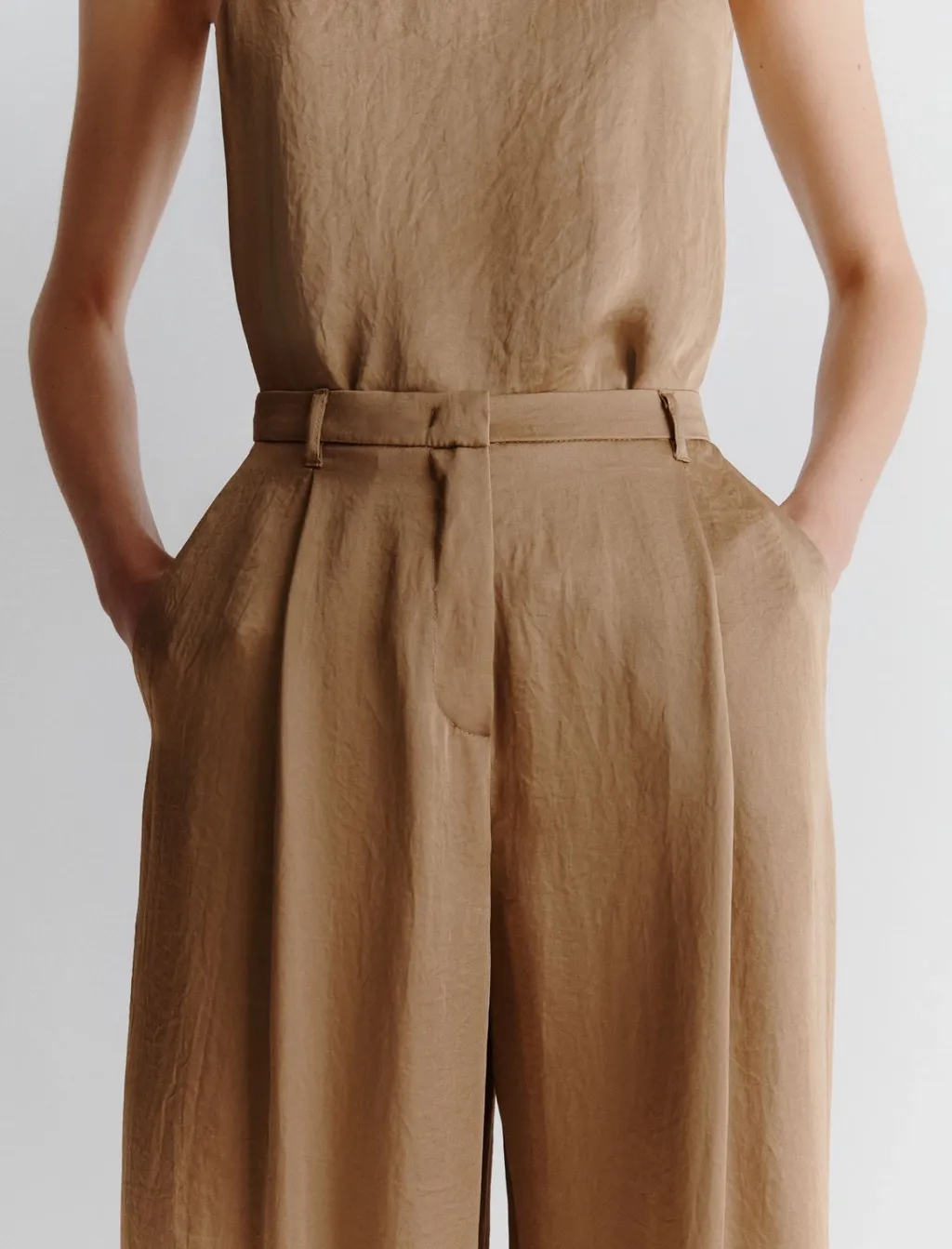 Pleated Casual Pants