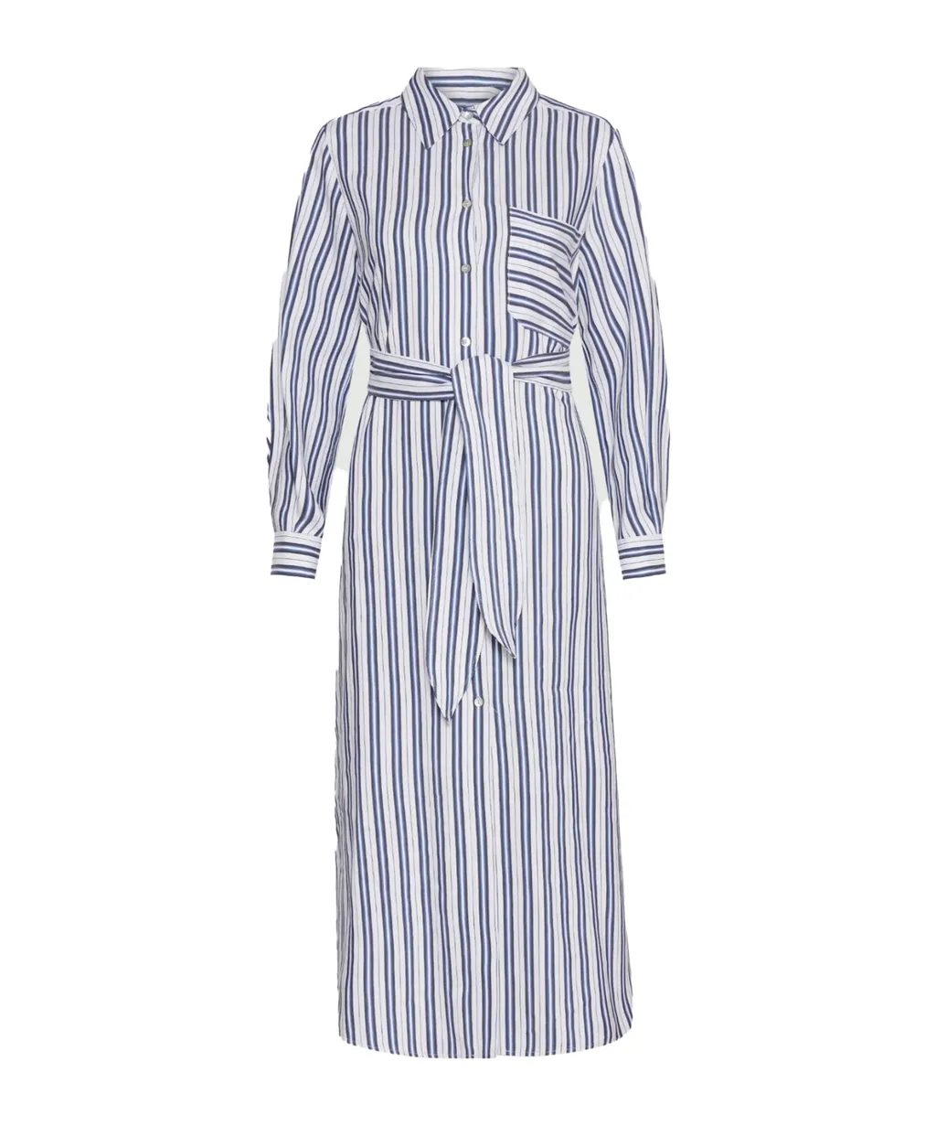 Striped Shirt Dress