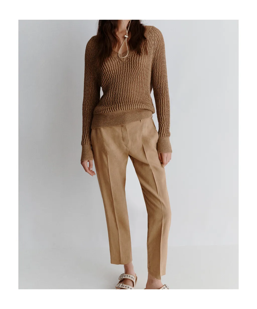 Cotton And Lurex Sweater