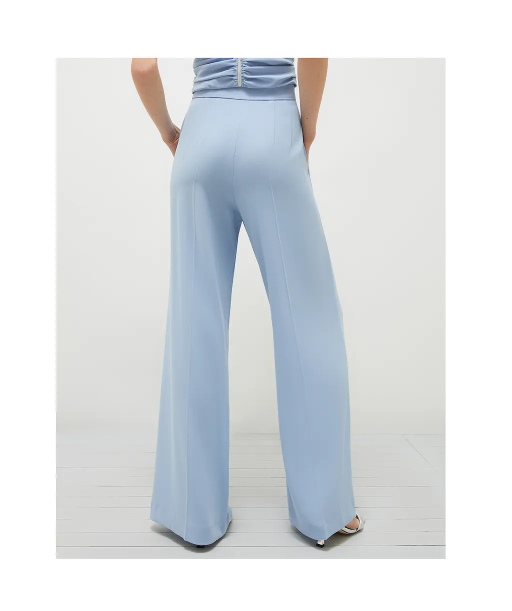 CrÊPe Envers Satin Palazzo Trousers