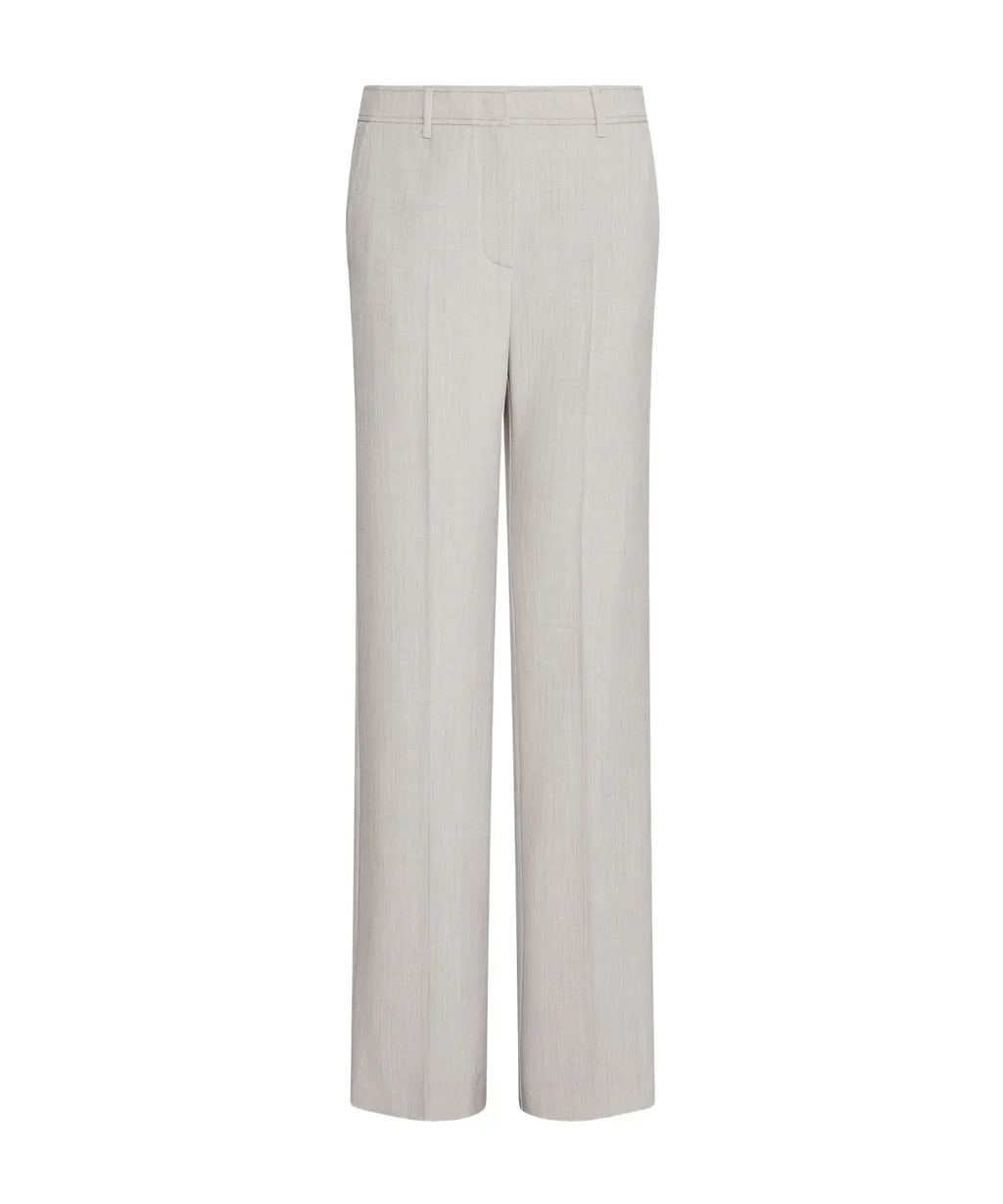 Straight-Fit Stretch Trousers
