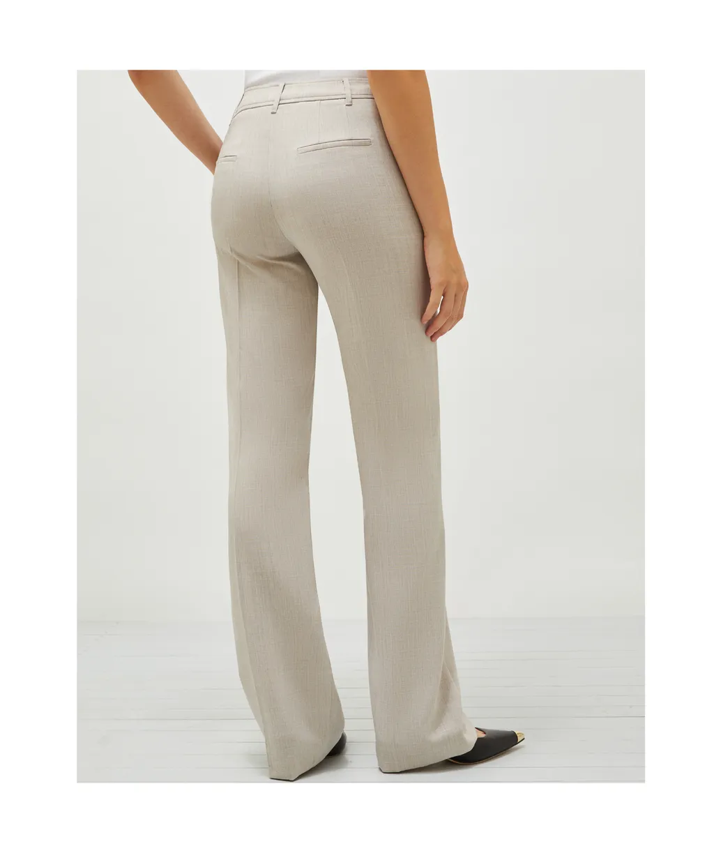 Straight-Fit Stretch Trousers