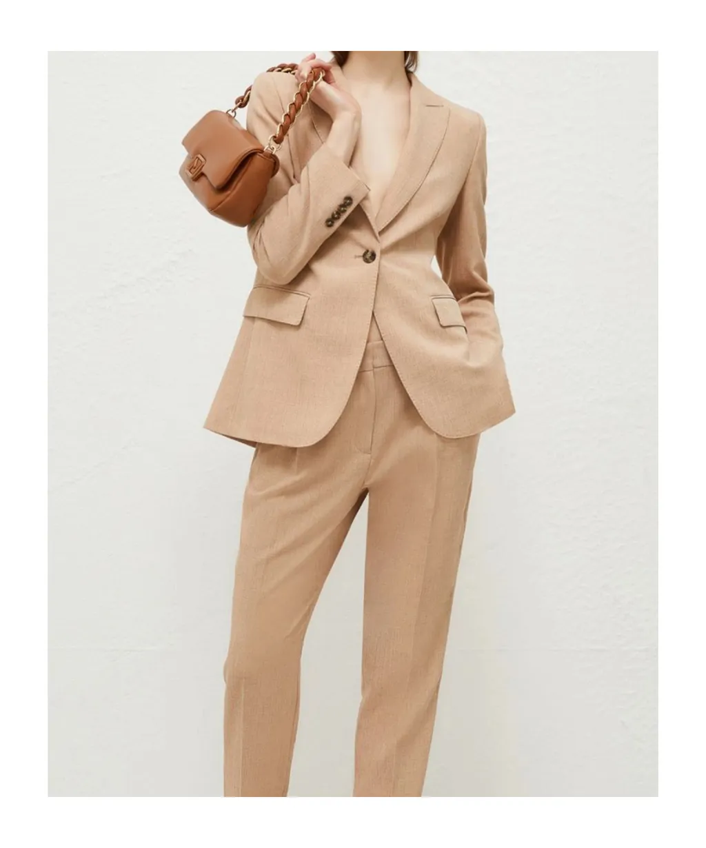 Long-Sleeved Suit Coat