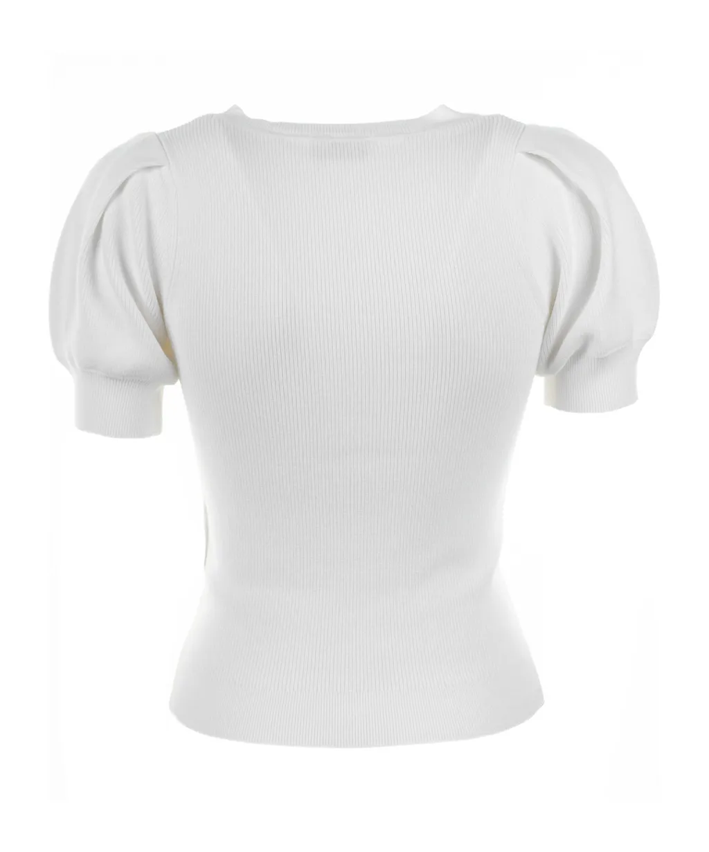 Short-Sleeved Sweater