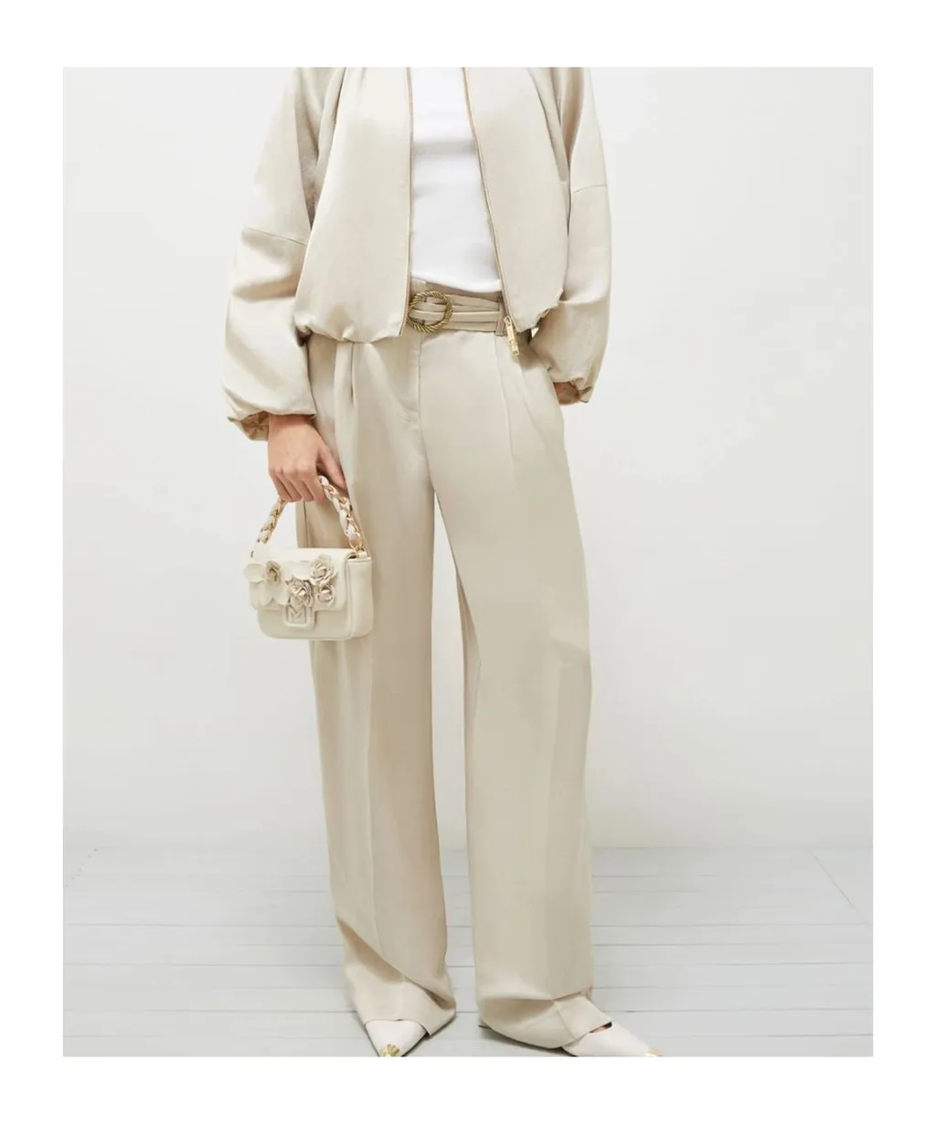 Pleated Casual Pants