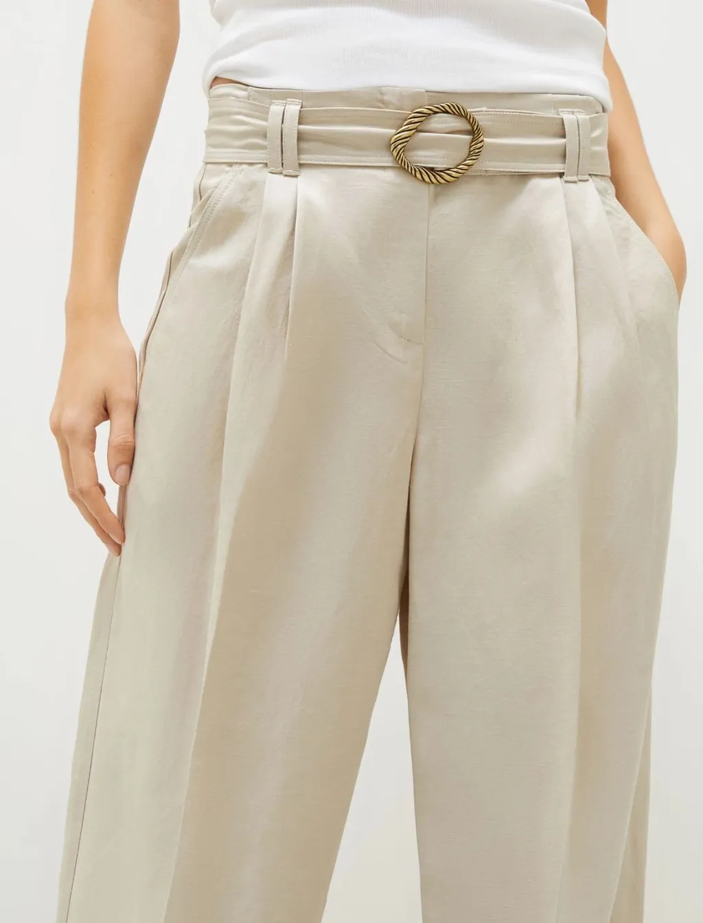 Pleated Casual Pants