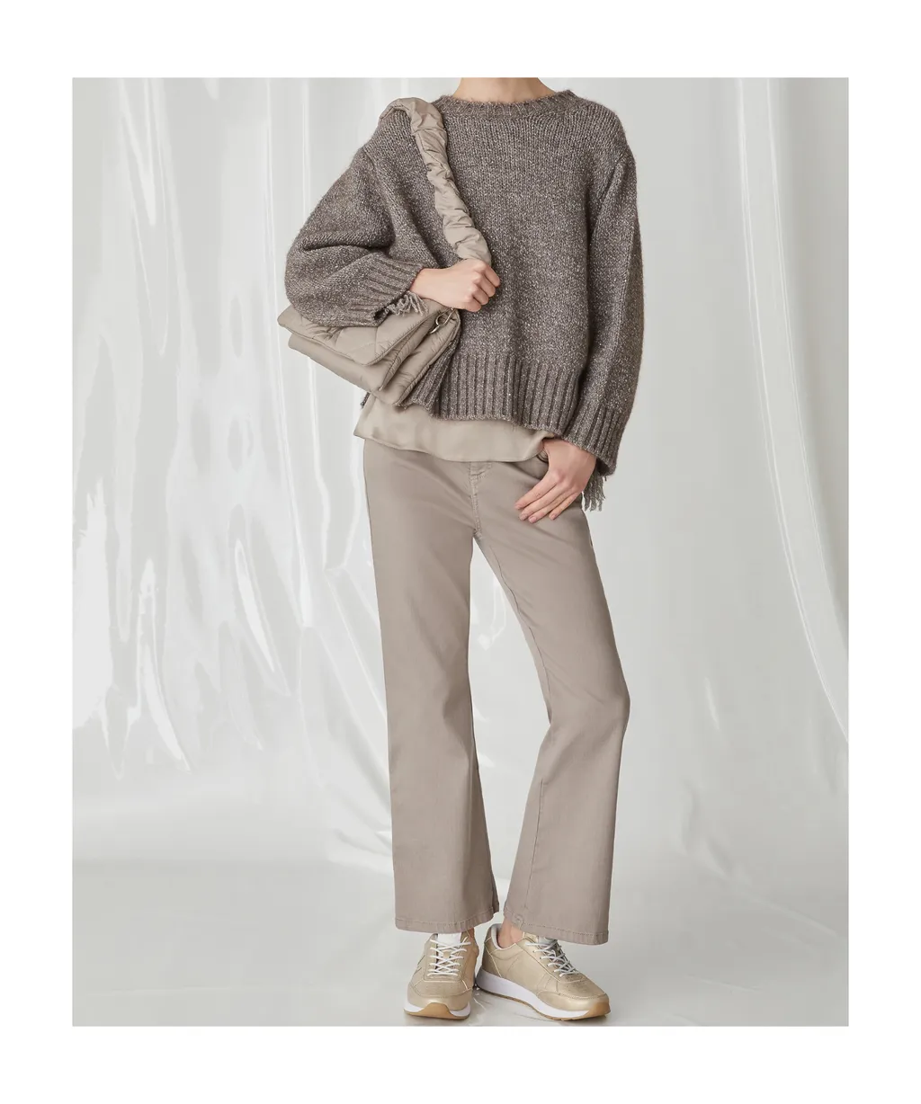Fringed Mohair Sweater