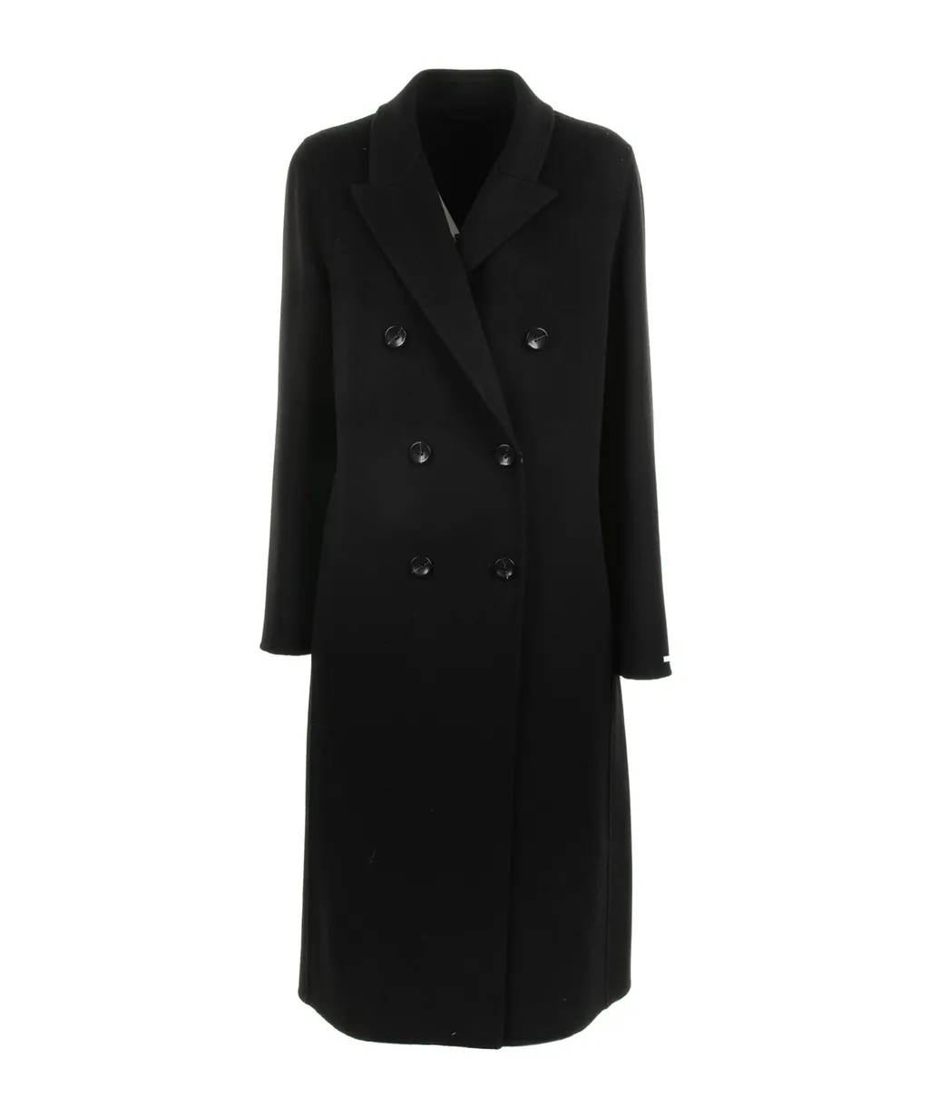 Zambia Double-Breasted Belted Coat