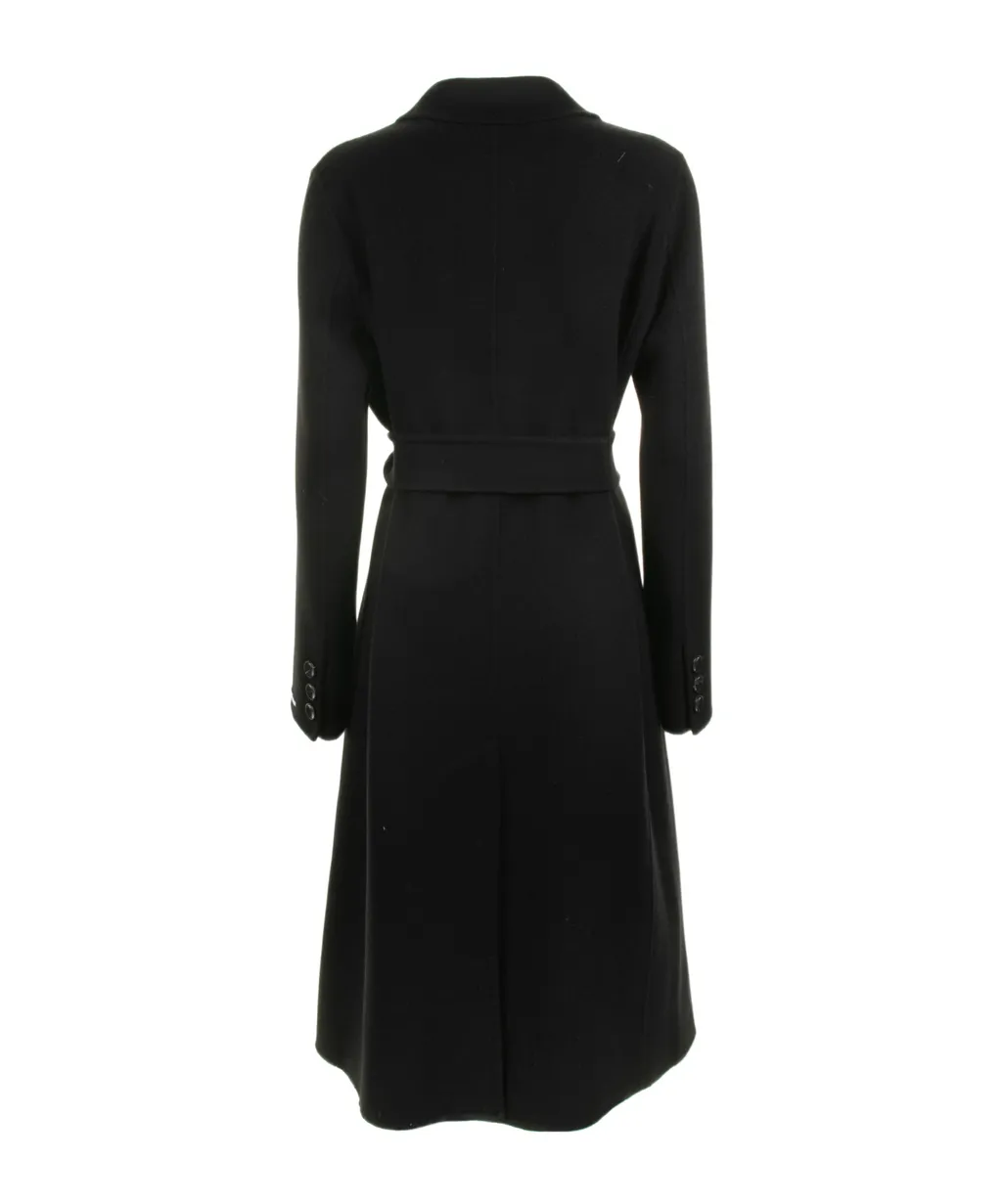 Zambia Double-Breasted Belted Coat