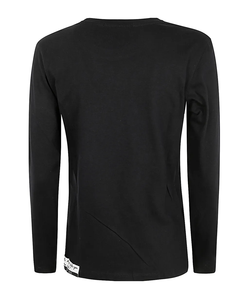 Long Sleeve Top With Appliqué