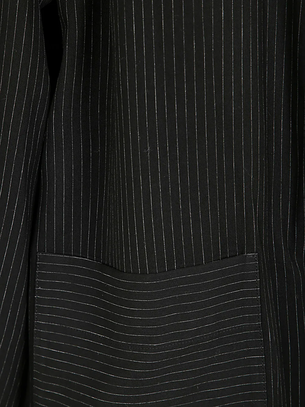 Pinstripe Open Jacket