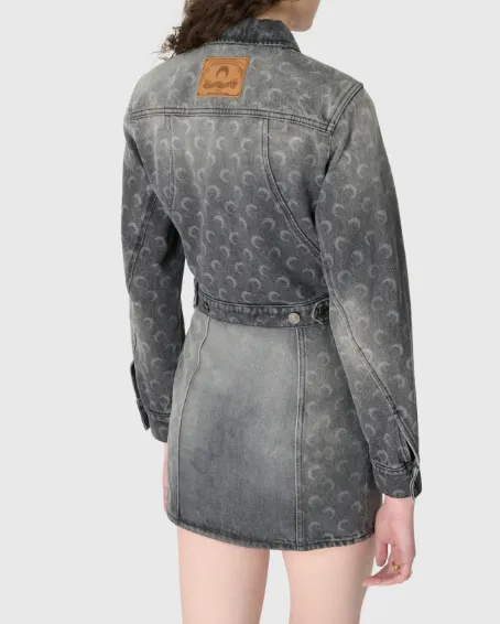 Moon Laser Cropped Jacket