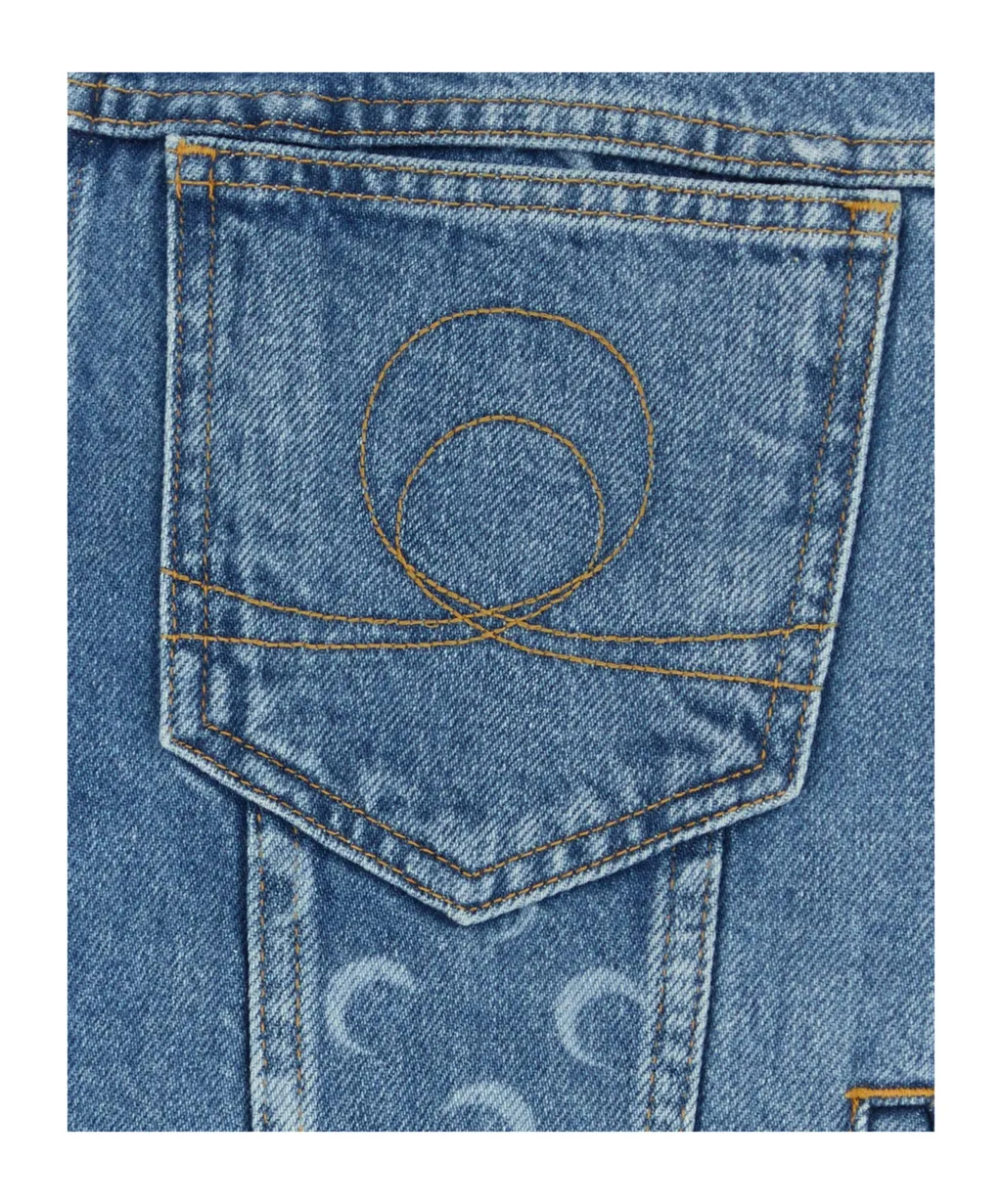 Moon Laser Wash Denim Jacket