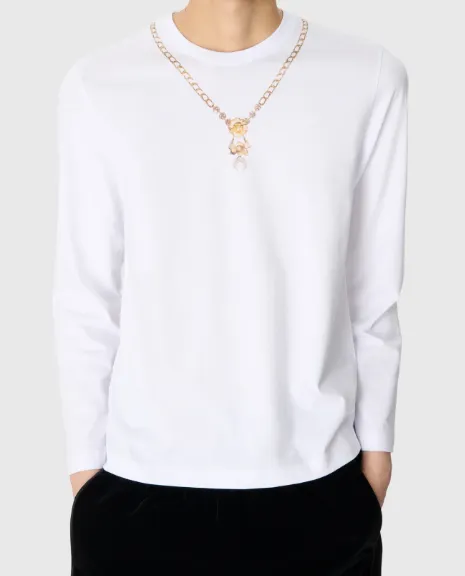 Embellished Long Sleeve T-Shirt