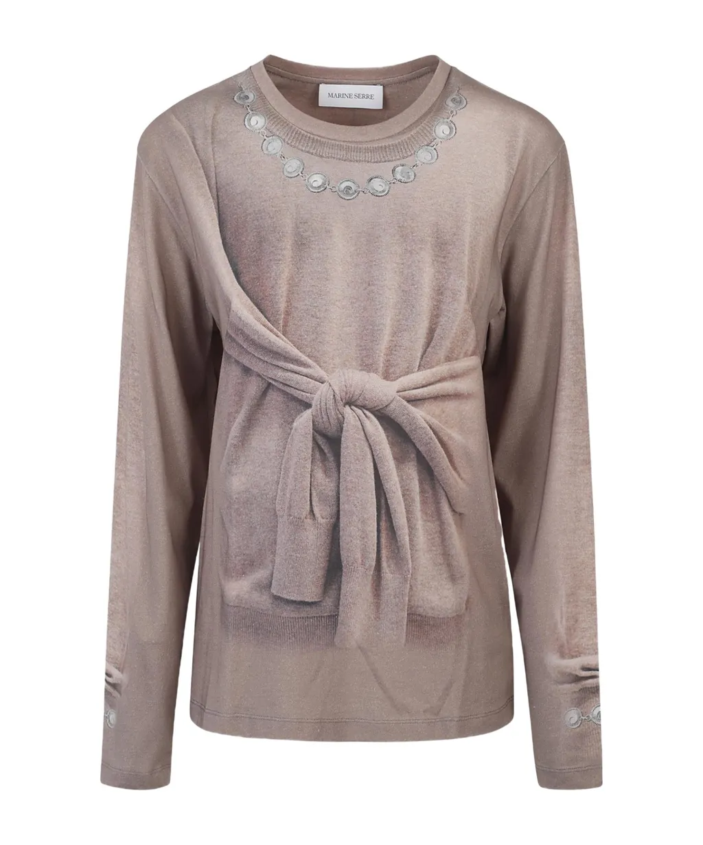 Trompe L'oeil Long Sleeved T-Shirt