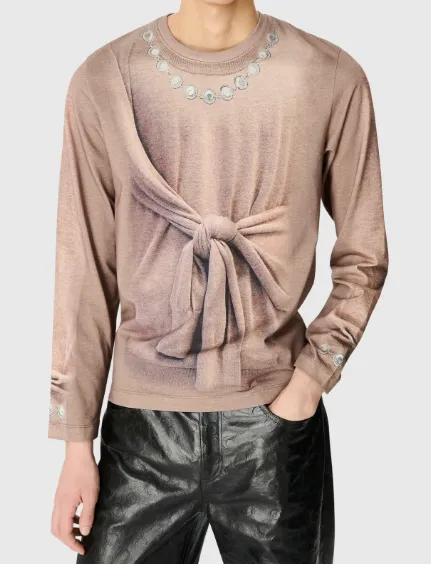 Trompe L'oeil Long Sleeved T-Shirt