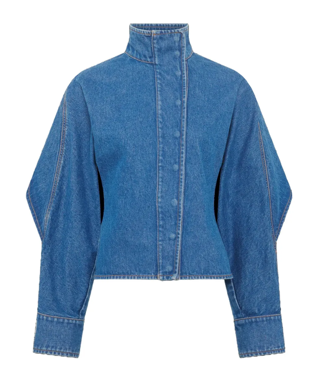 Moon Laser Denim Ls Shirt