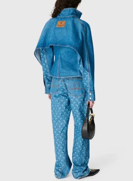 Moon Laser Denim Ls Shirt