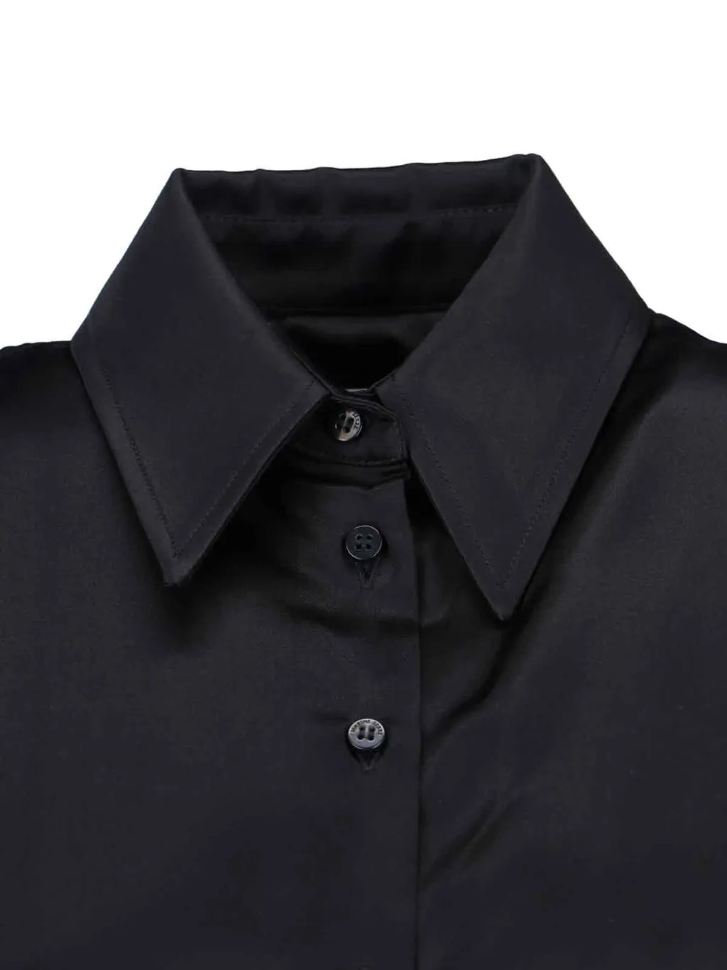 Shirt-Collar Dress With Long Sleeves