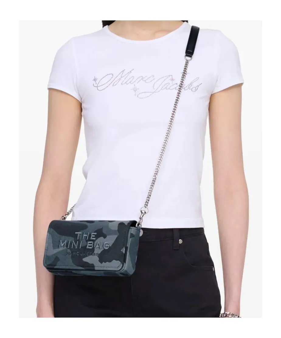 The Camo Jacquard Chain Mini Bag