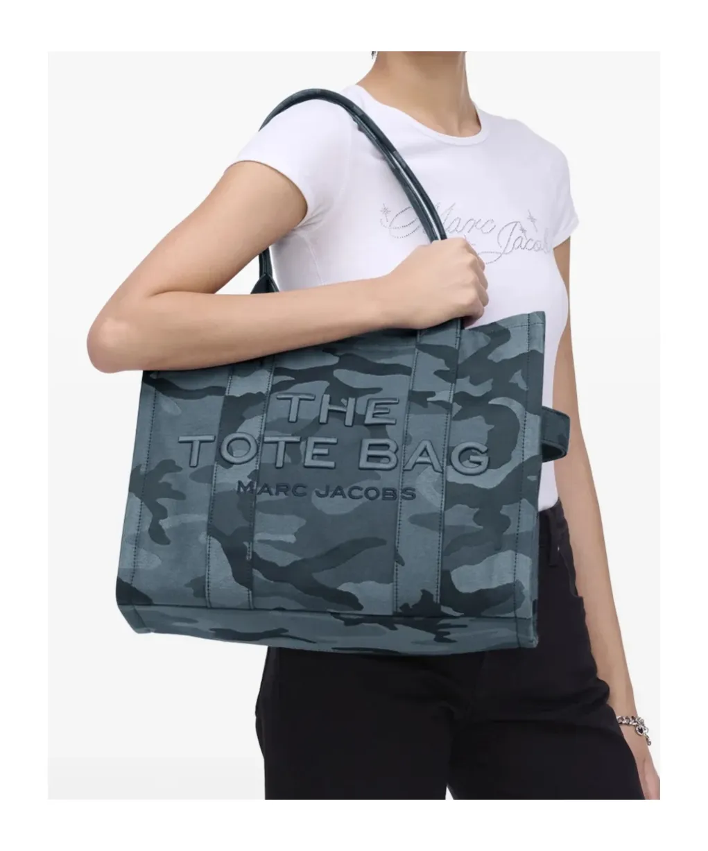 The Camo Jacquard Large Tote Bag