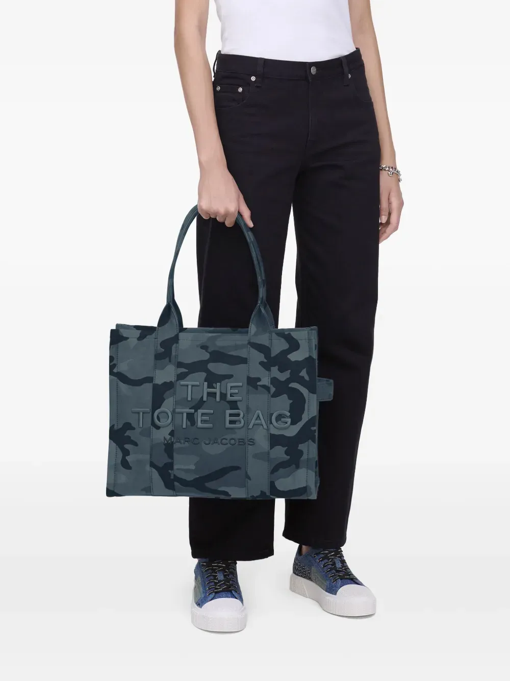 The Camo Jacquard Large Tote Bag
