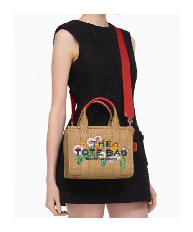 The Daisy Woven Small Tote Bag