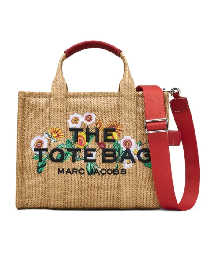 The Daisy Woven Medium Tote Bag