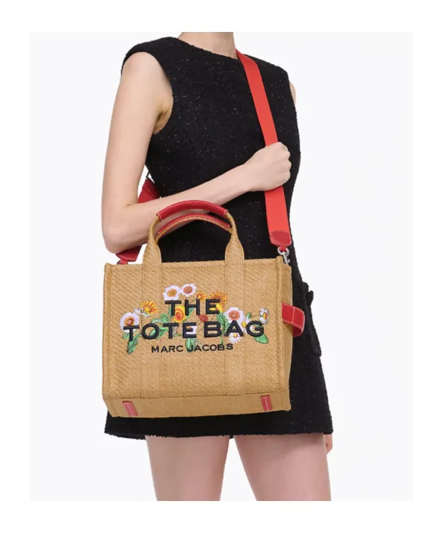 The Daisy Woven Medium Tote Bag