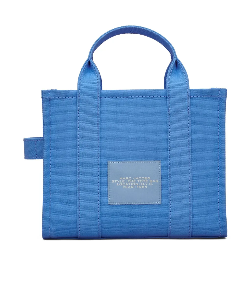 Logo Printed Zip-Up Small Tote Bag