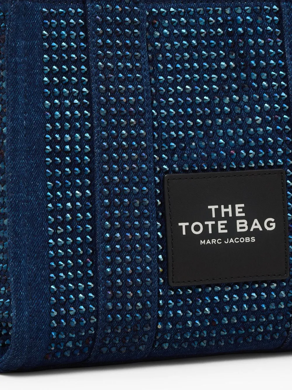 The Crystal Denim Small Tote Bag