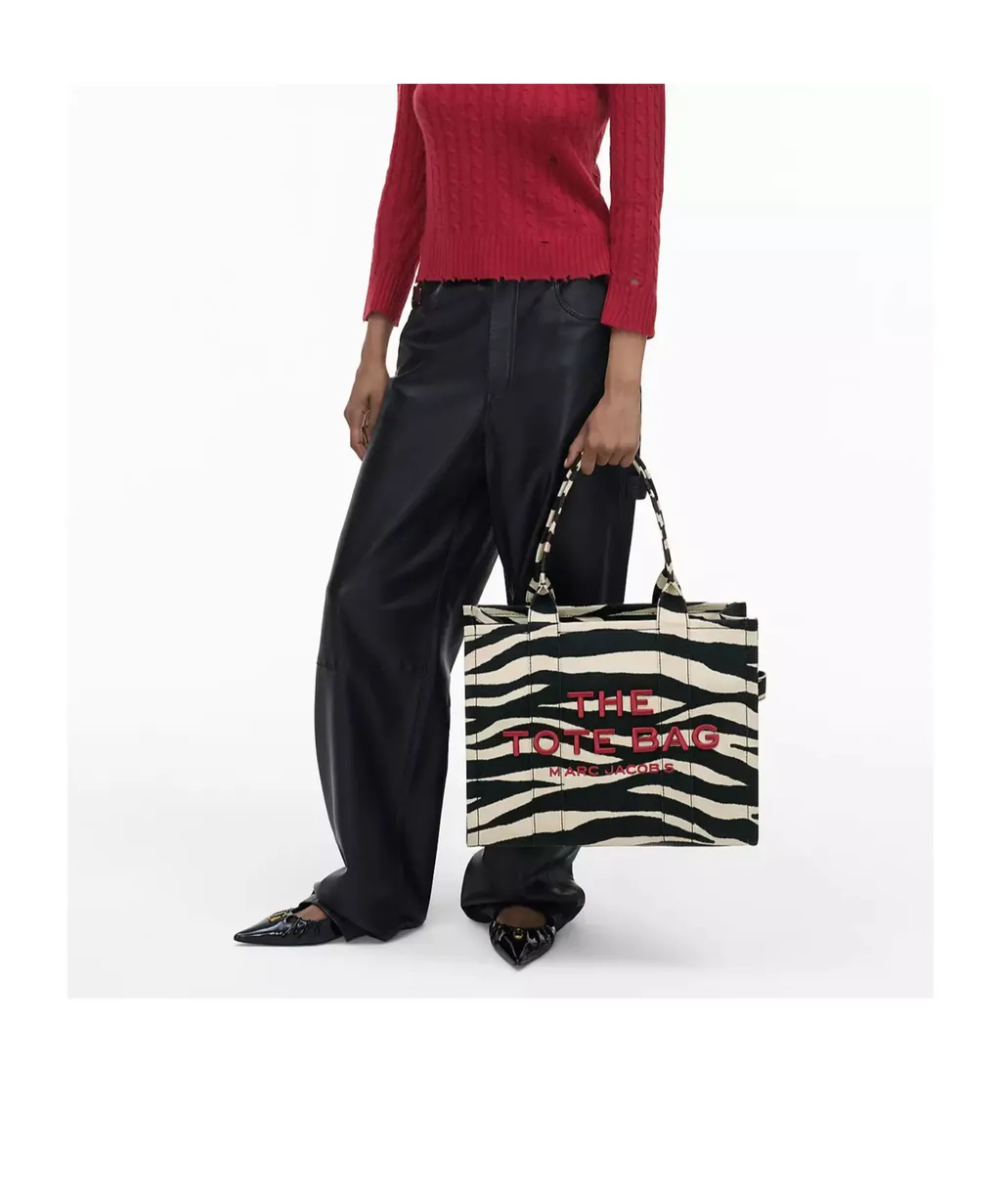 The Zebra Printed Large Tote Bag
