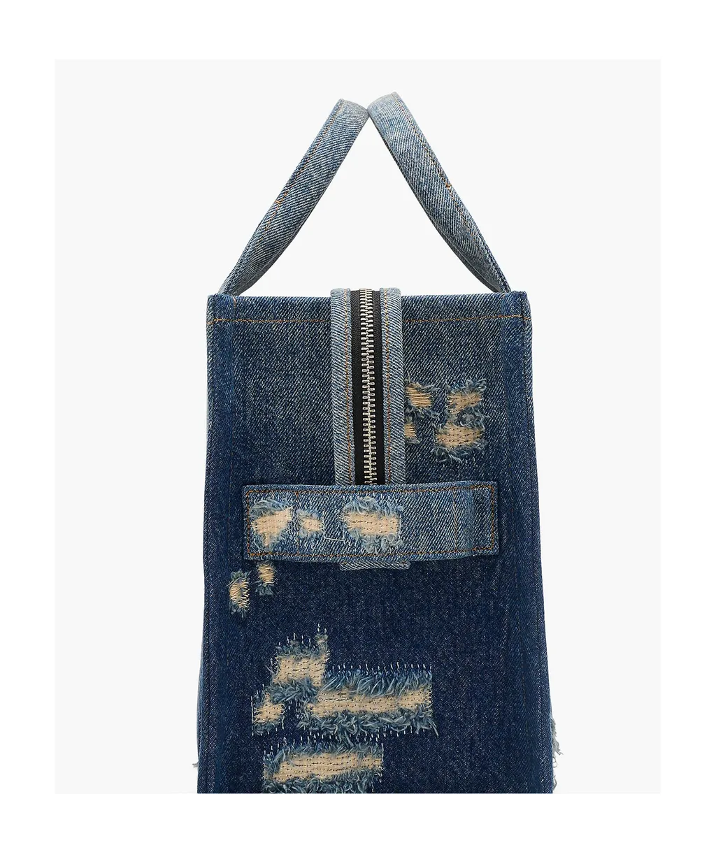 The Rip And Repair Denim Medium Tote Bag