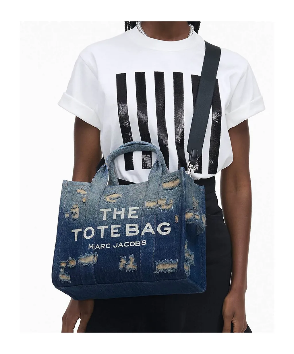 The Rip And Repair Denim Medium Tote Bag