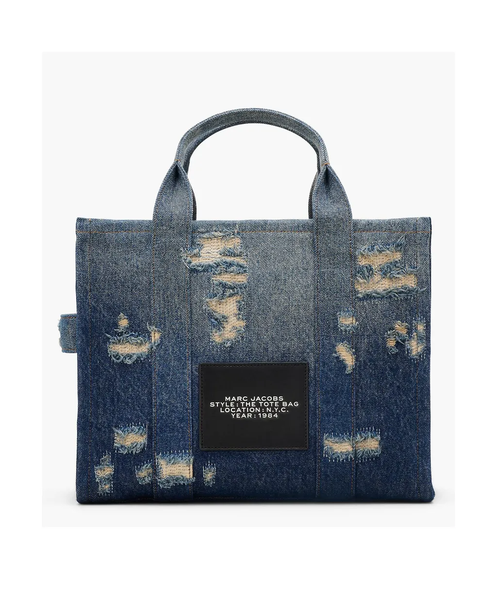 The Rip And Repair Denim Medium Tote Bag