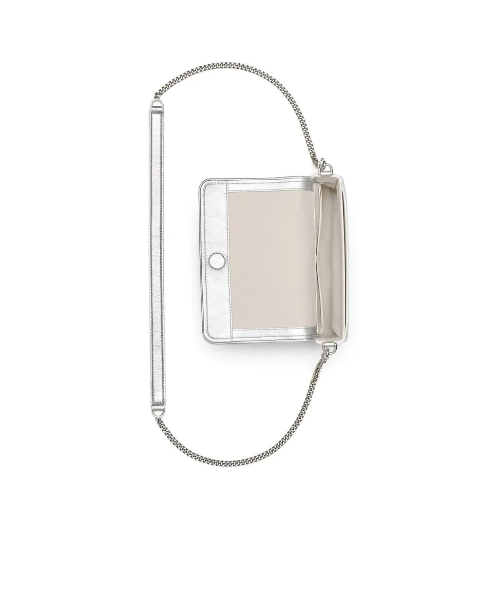 Metallic Chain Mini Crossbody Bag