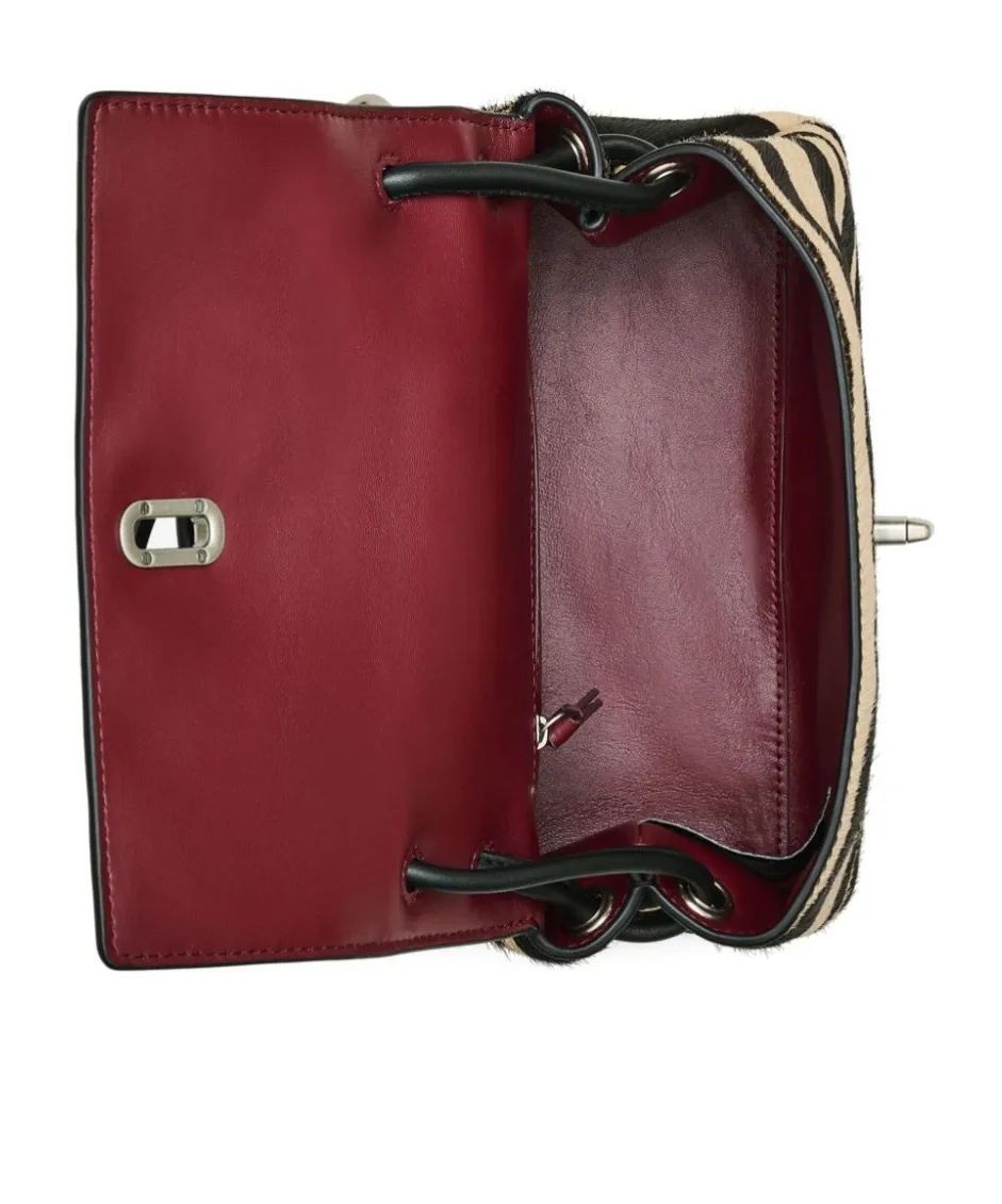 The Zebra Printed Mini Dual Bag