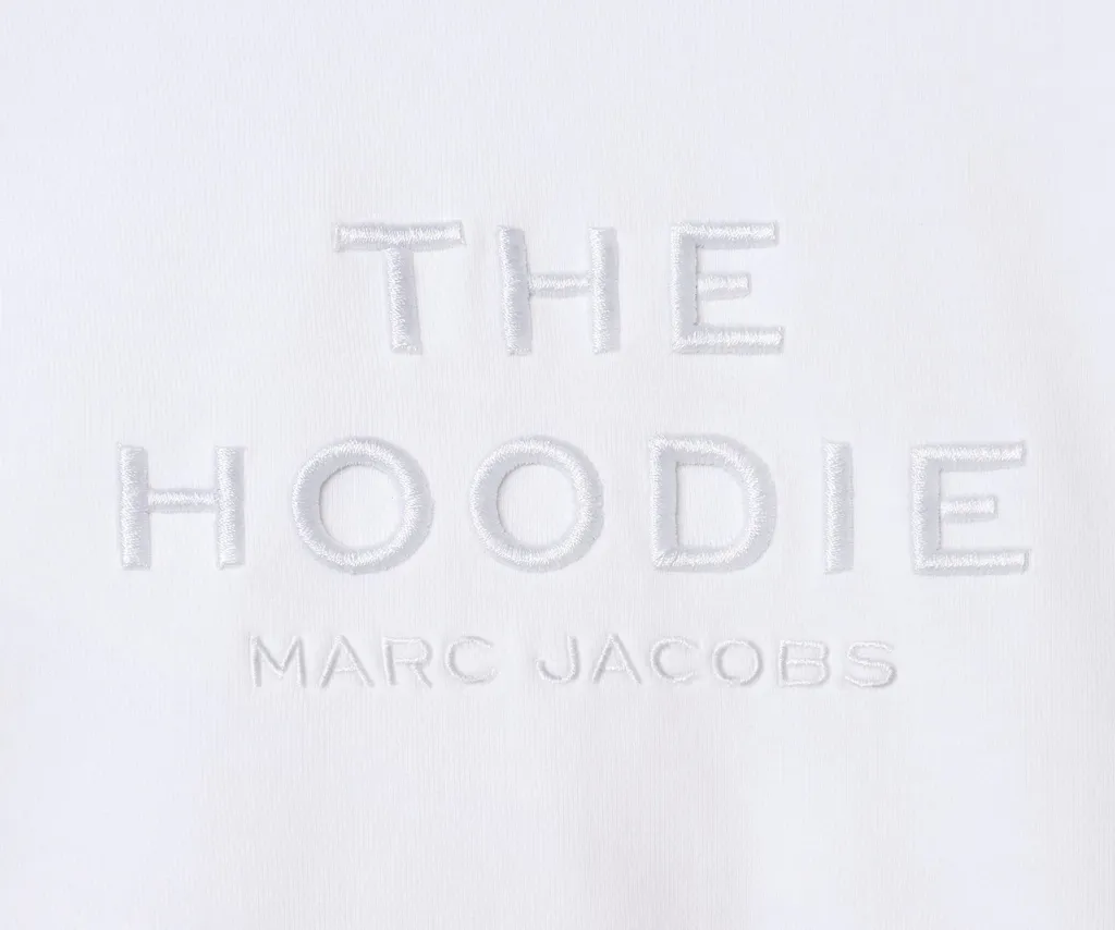 Logo Embroidered Drawstring Hoodie