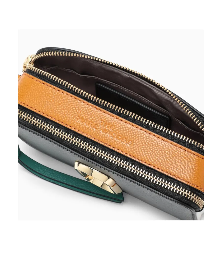 Logo Zipper Shoulder Bag