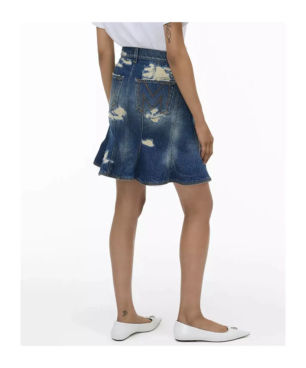 The Rip And Repair Fluted Mini Skirt