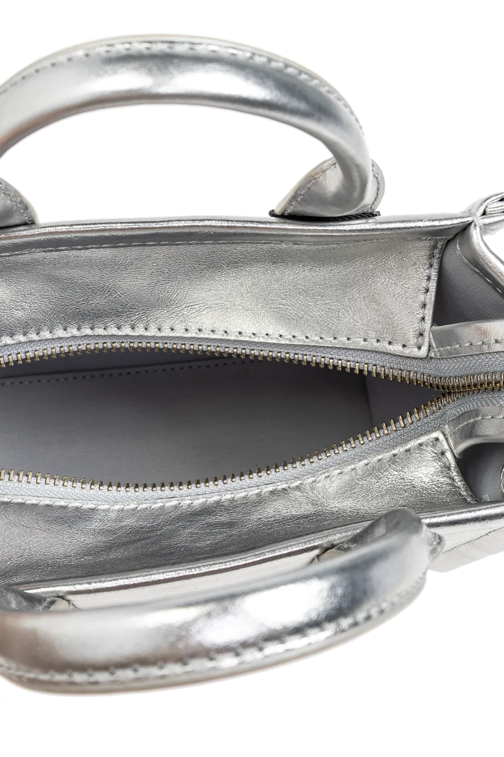 The Metallic Crossbody Tote Bag