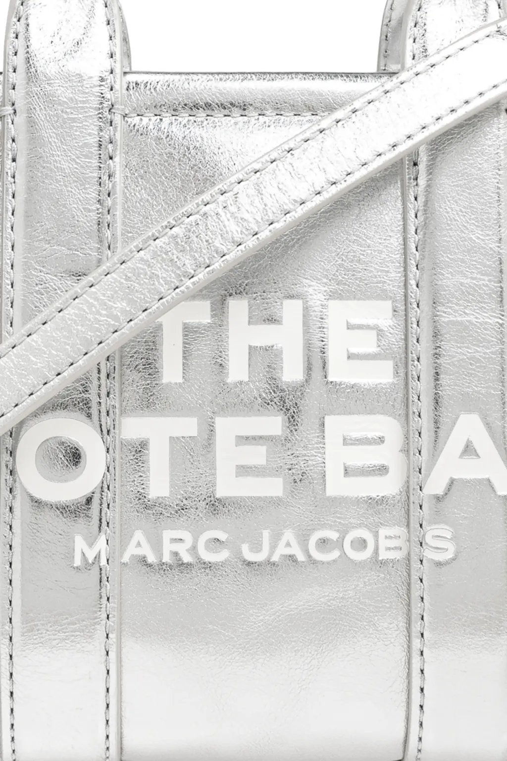 The Metallic Crossbody Tote Bag