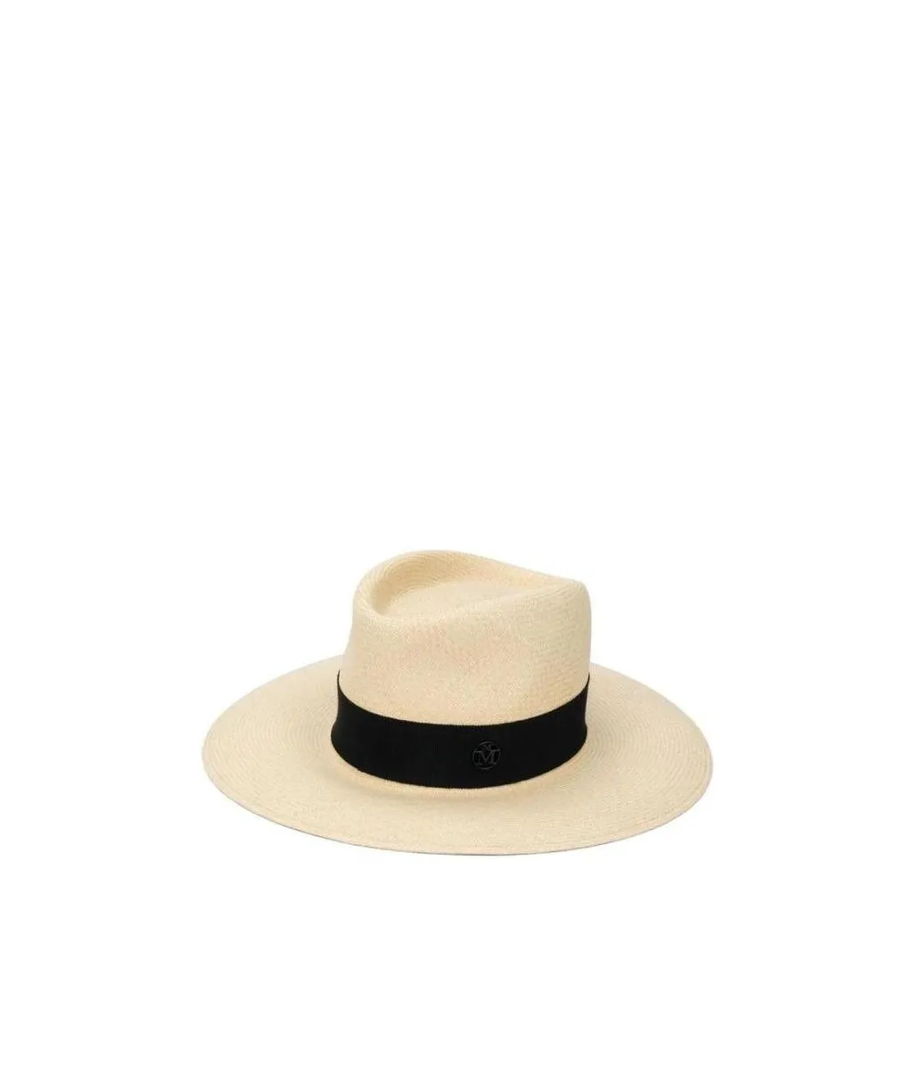 Straw Logo Plaque Hat