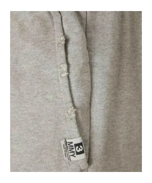 Drawstring Distressed Track Pants
