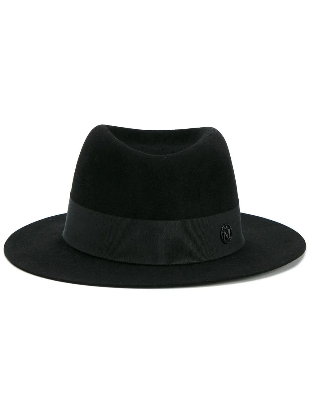 Maison Michel Andre Logo Plaque Fedora Hat